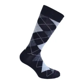 Mi-Chaussettes Laine Intarsia marine - Labonal : vente chaussettes ...