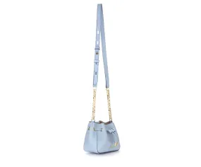 Michael Kors Sac à bandoulière Phoebe en cuir bleu