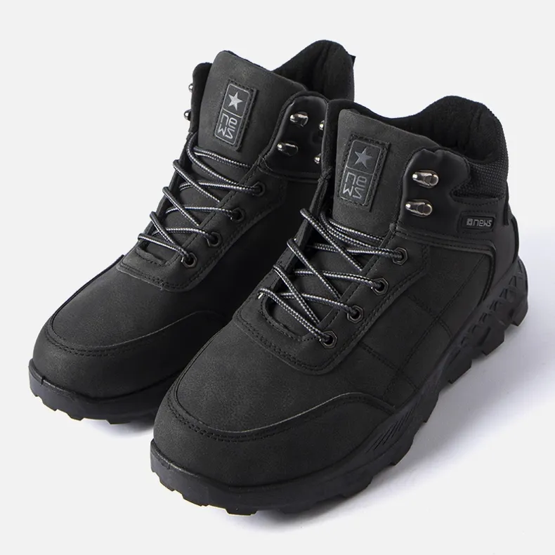 News Chaussures de trekking noires pour hommes de sport par Timoteo le noir