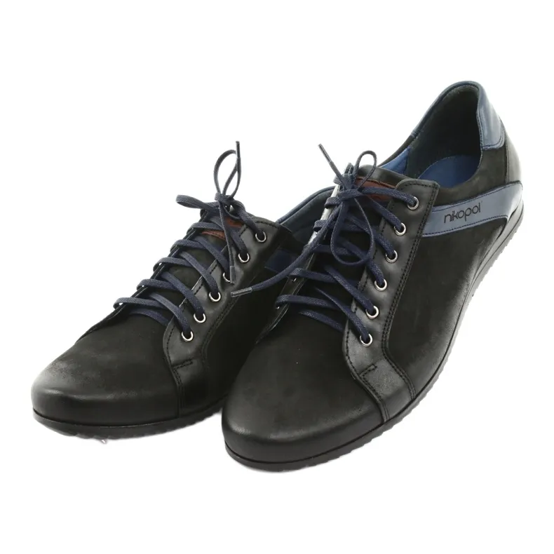 Nikopol Chaussures de sport pour hommes le noir bleu marin