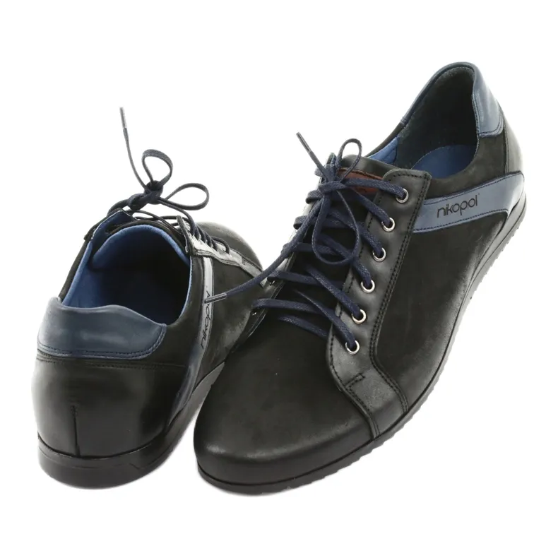 Nikopol Chaussures de sport pour hommes le noir bleu marin