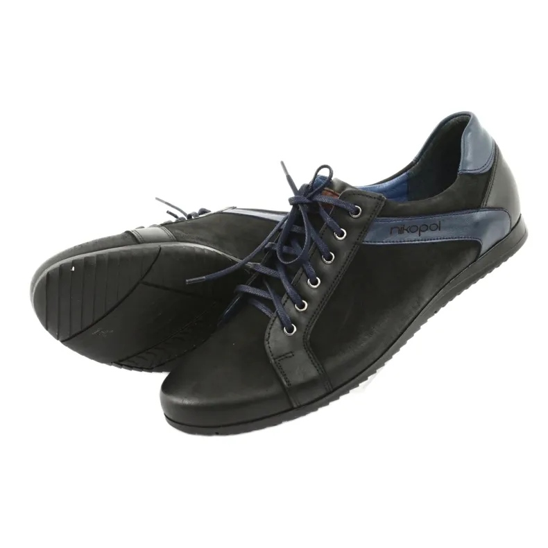 Nikopol Chaussures de sport pour hommes le noir bleu marin