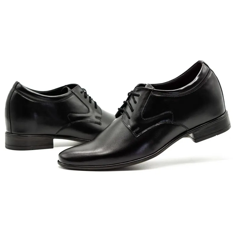 Olivier Visiter les chaussures pour hommes P11 en augmentation le noir