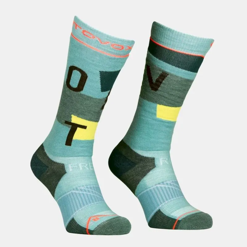 Ortovox Freeride Long Socks Cozy - Chaussettes en laine mérinos femme | Hardloop