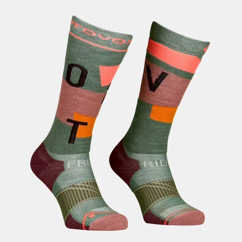 Ortovox Freeride Long Socks Cozy - Chaussettes en laine mérinos femme | Hardloop