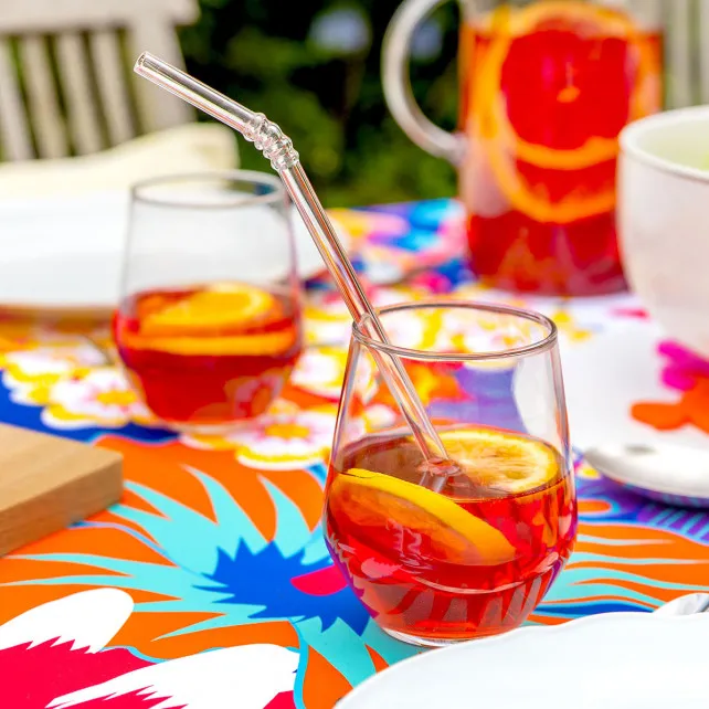 Paille en verre - Papaye - Pylones