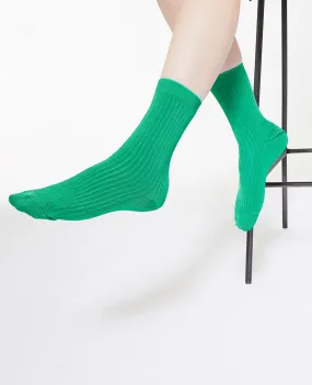 Paire de chaussettes en maille brillante