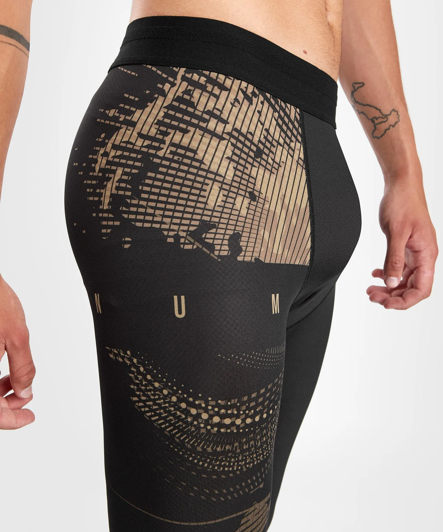 Pantalon de compression Venum Gorilla Jungle - Noir/Sable