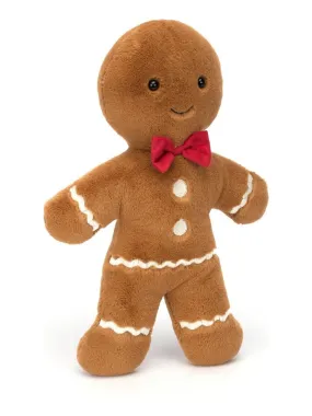 Peluche Jolly Gingerbread Fred Huge - Dimensions : h : 52 cm - Marron