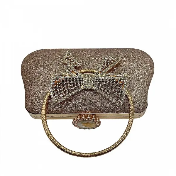 Pochette de jour en diamant pour femme, mini sac à main de luxe, sac à main de banquet, sacs à main élégants, portefeuilles de R