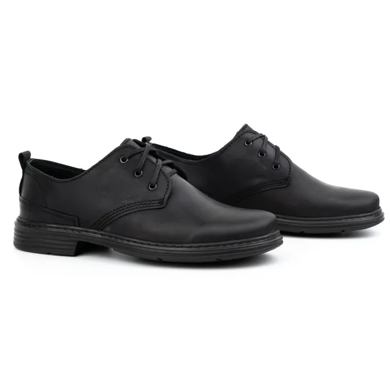 Polbut Chaussures pour hommes noires 191K le noir