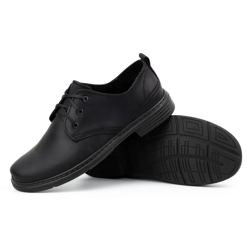 Polbut Chaussures pour hommes noires 191K le noir