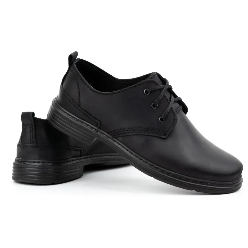 Polbut Chaussures pour hommes noires 191K le noir