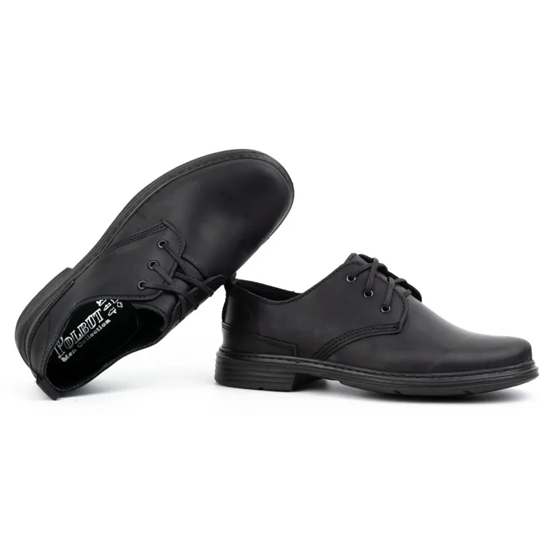 Polbut Chaussures pour hommes noires 191K le noir