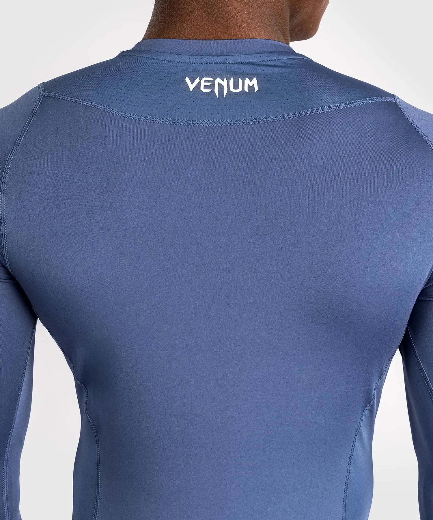 Rashguard à Manches Longues pour Hommes Venum Attack - Bleu marine