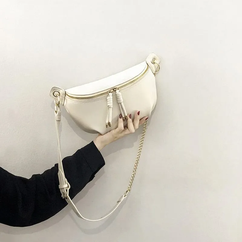 Rianna - Sac en cuir pour femme Banana