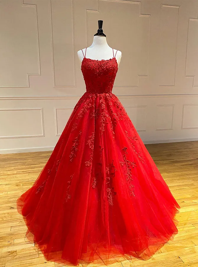 Robe de Bal Longue Princesse avec Broderie