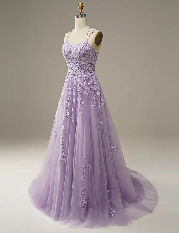 Robe de Bal Longue Princesse avec Broderie