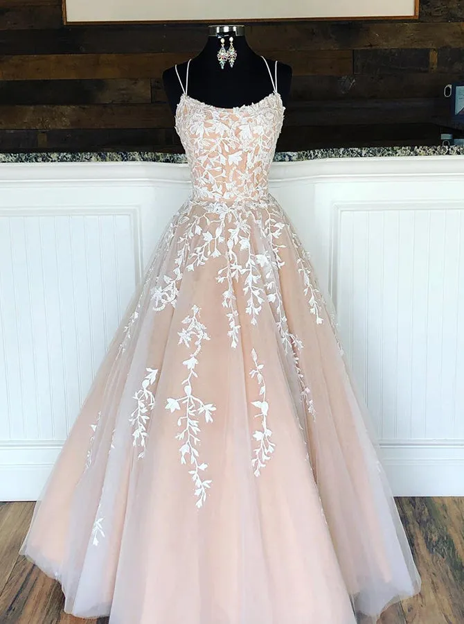 Robe de Bal Longue Princesse avec Broderie