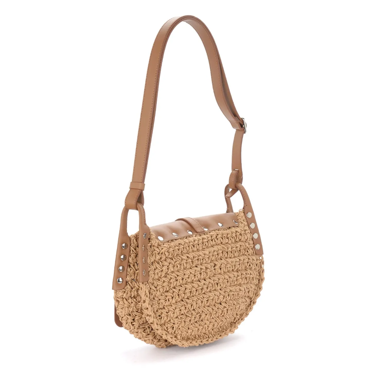 Sac porté épaule Zanellato Amina Verga D'Oro Luxethic beige