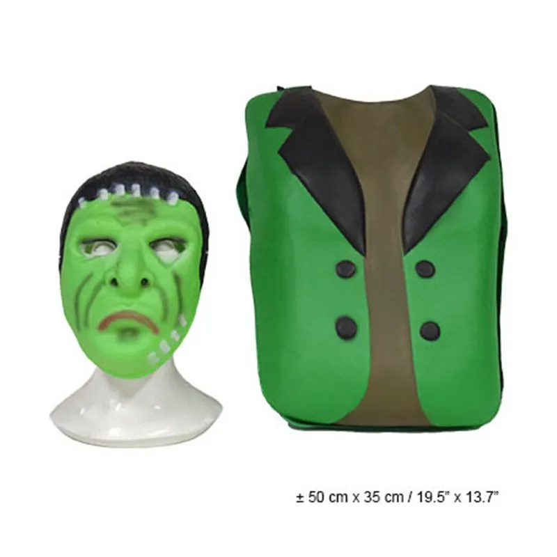 Set Frankenstein en mousse Eva, taille enfant, torse et masque vert 