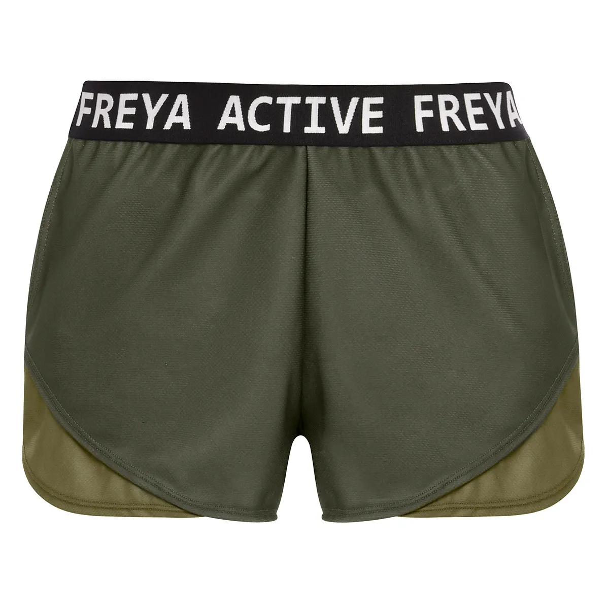 Short de sport Player khaki de Freya Active