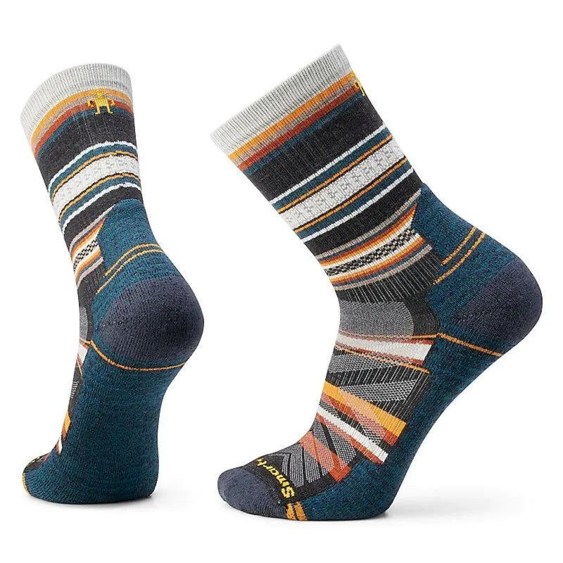 Smartwool Hike Light Cushion Panorama Crew Socks - Chaussettes en laine mérinos | Hardloop