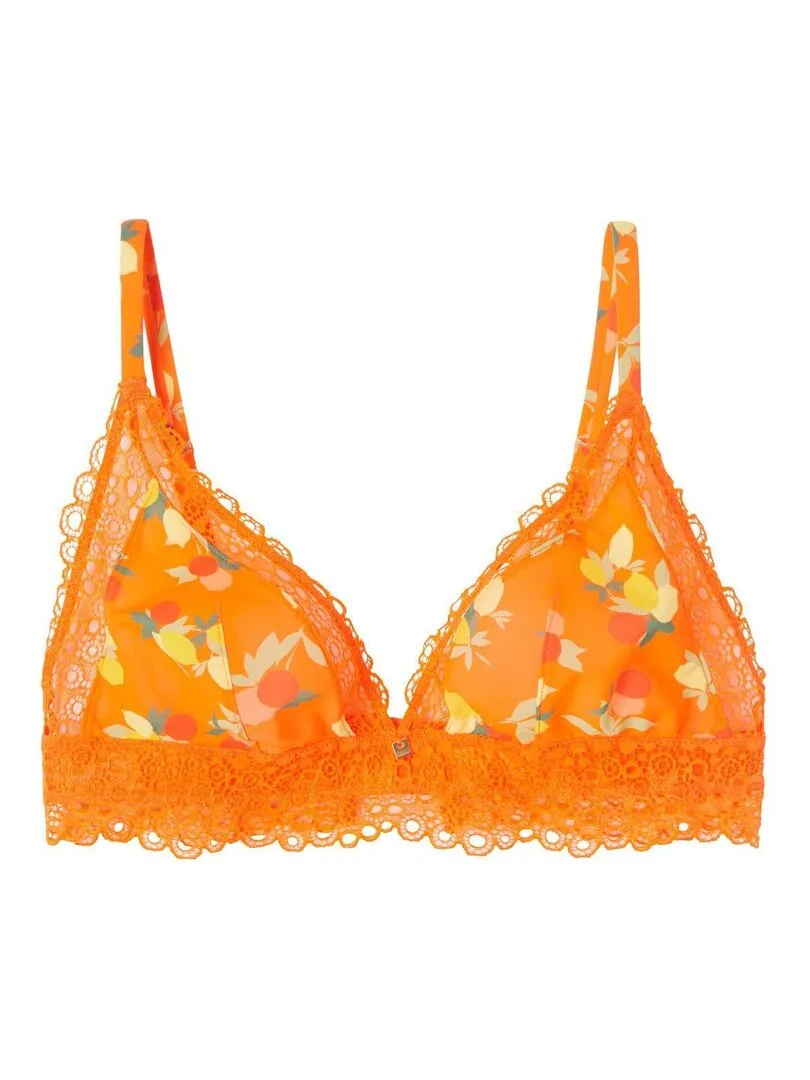 Soutien-gorge triangle NOUMEA - Camille Cerf & Pomm'Poire - Orange