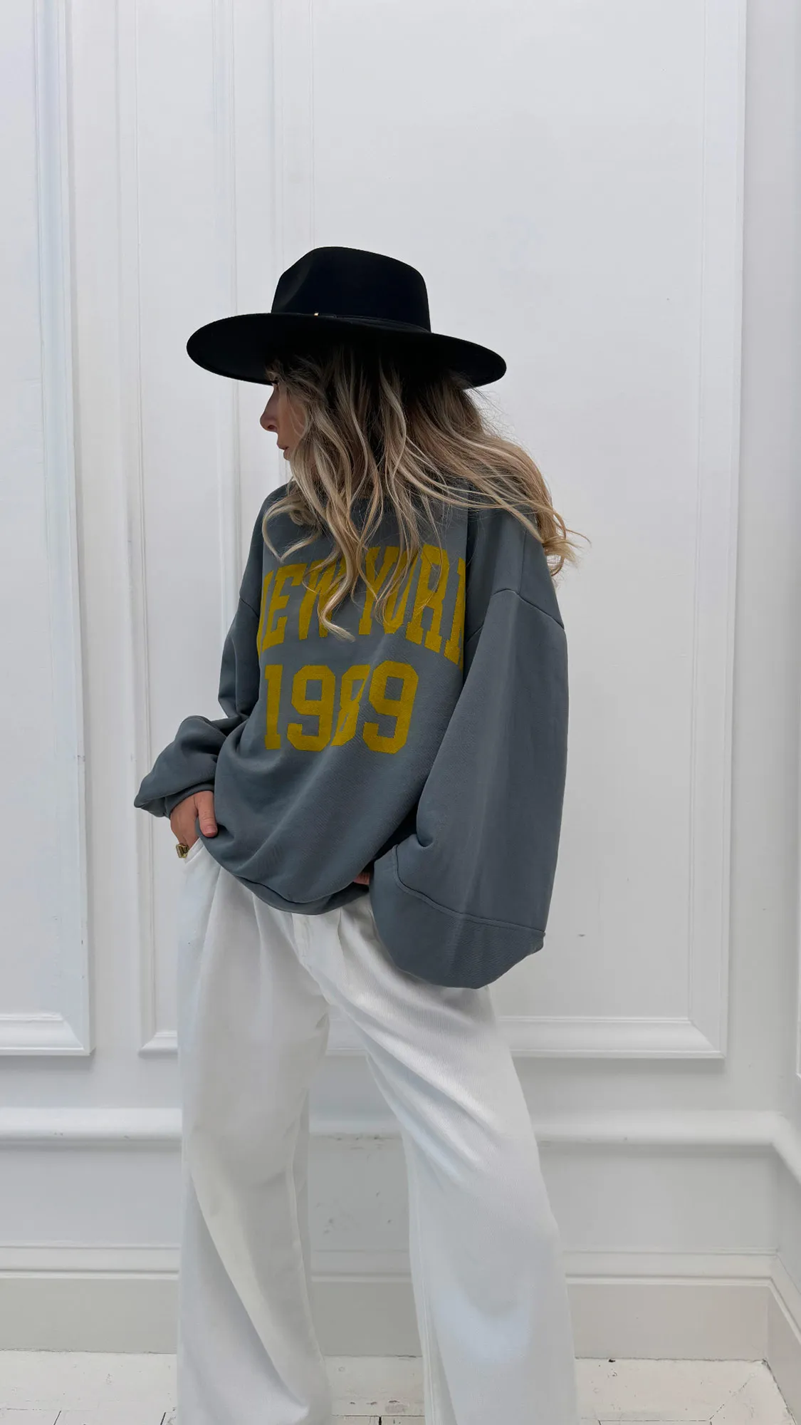 Sweat “NEW YORK” gris