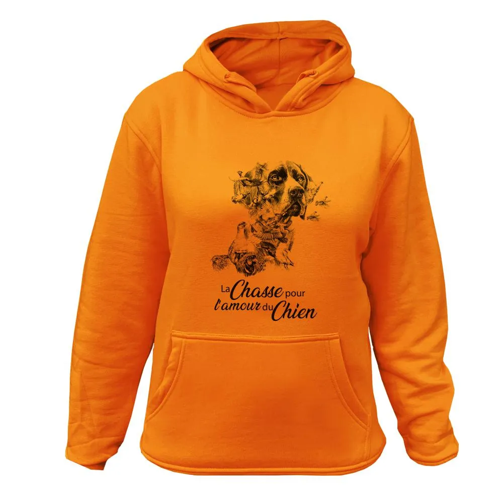 Sweat Chasseresse Braque – Pour l’amour du chien