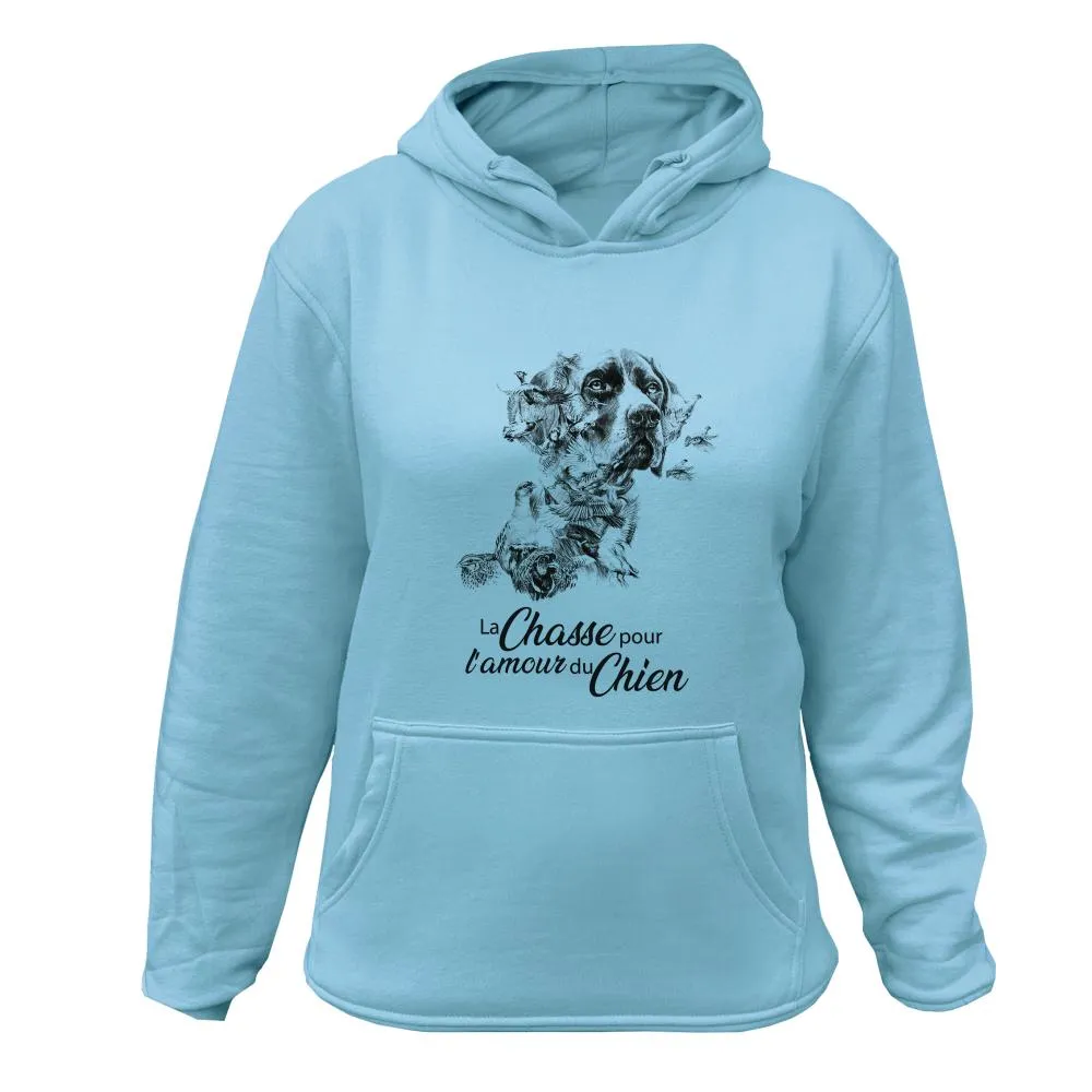 Sweat Chasseresse Braque – Pour l’amour du chien