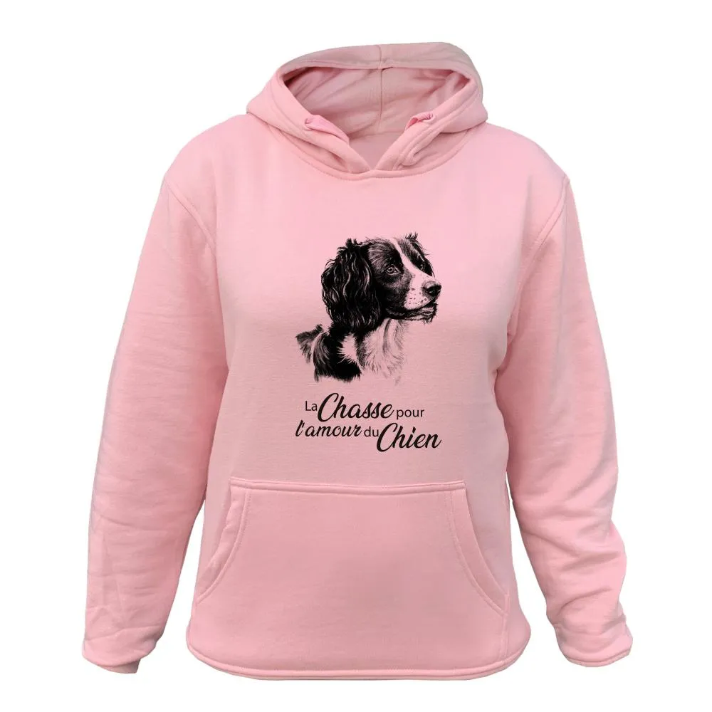 Sweat Chasseresse Springer Spanniel – Pour l’amour du chien