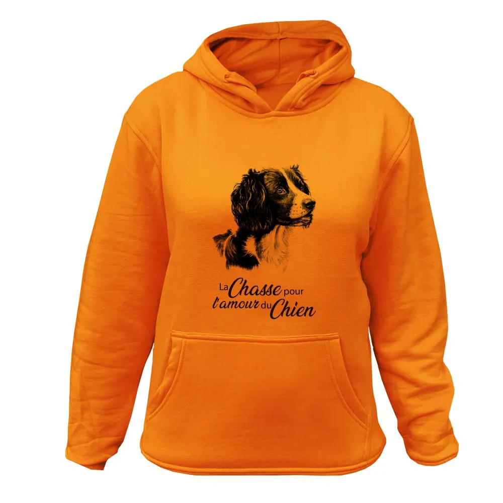 Sweat Chasseresse Springer Spanniel – Pour l’amour du chien