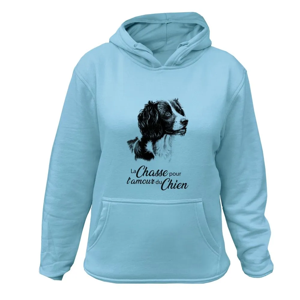 Sweat Chasseresse Springer Spanniel – Pour l’amour du chien