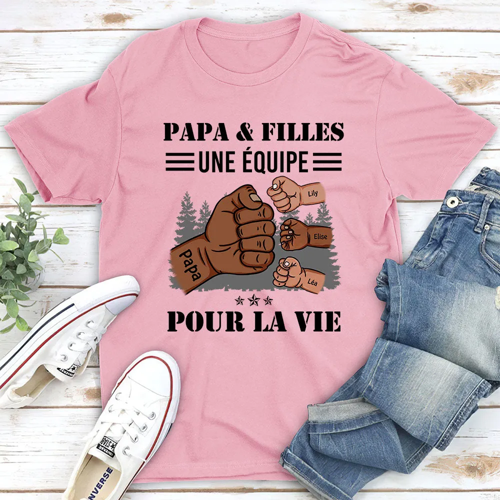 T-shirt Unisex Personnalisé - Équipe Pour La Vie