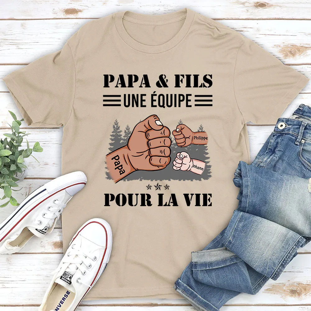 T-shirt Unisex Personnalisé - Équipe Pour La Vie