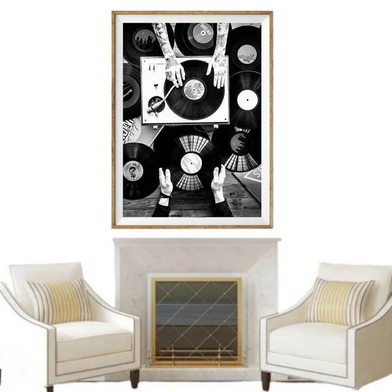 Tableau Vintage Noir Et Blanc