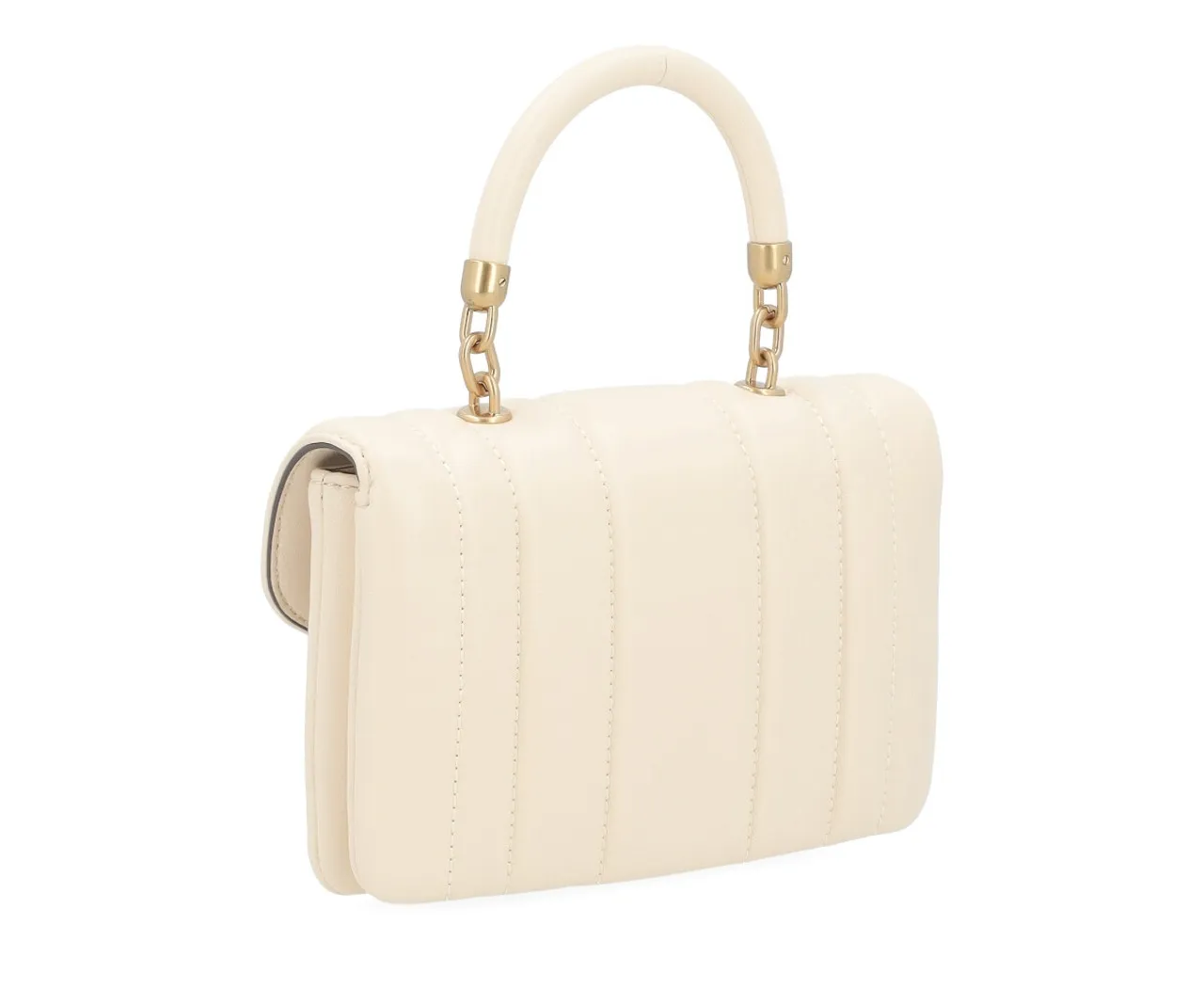 Tory Burch Mini sac Kira Top Handle en cuir brie