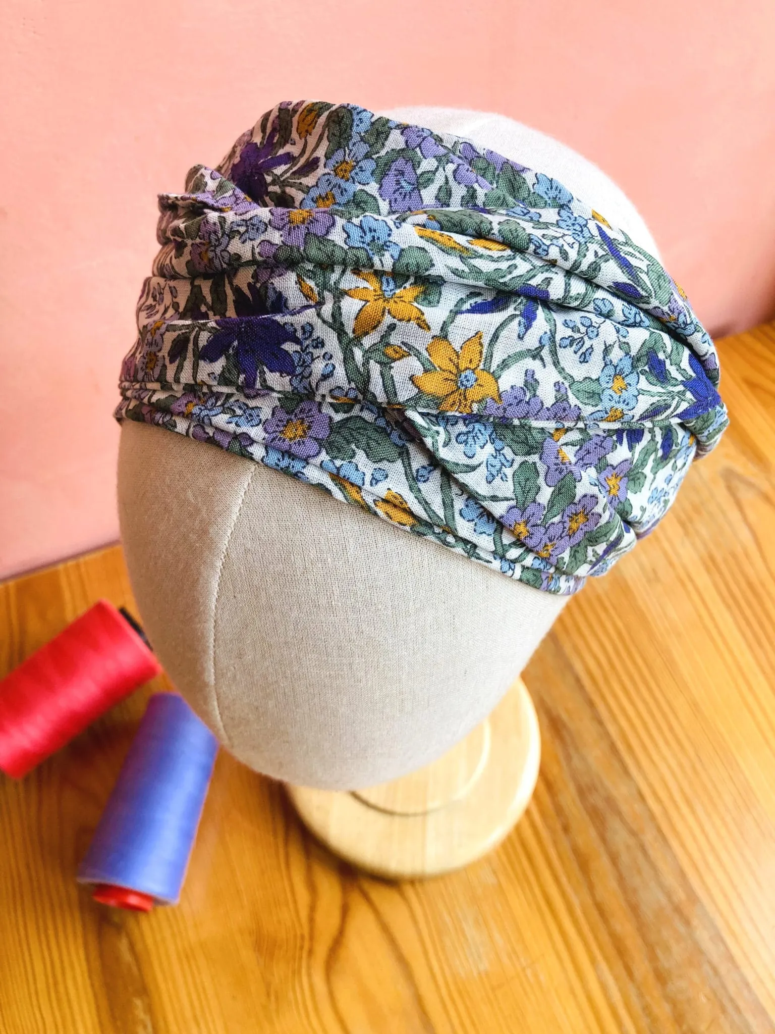 Turban pour chimiothérapie Liberty Chelsea fin et léger