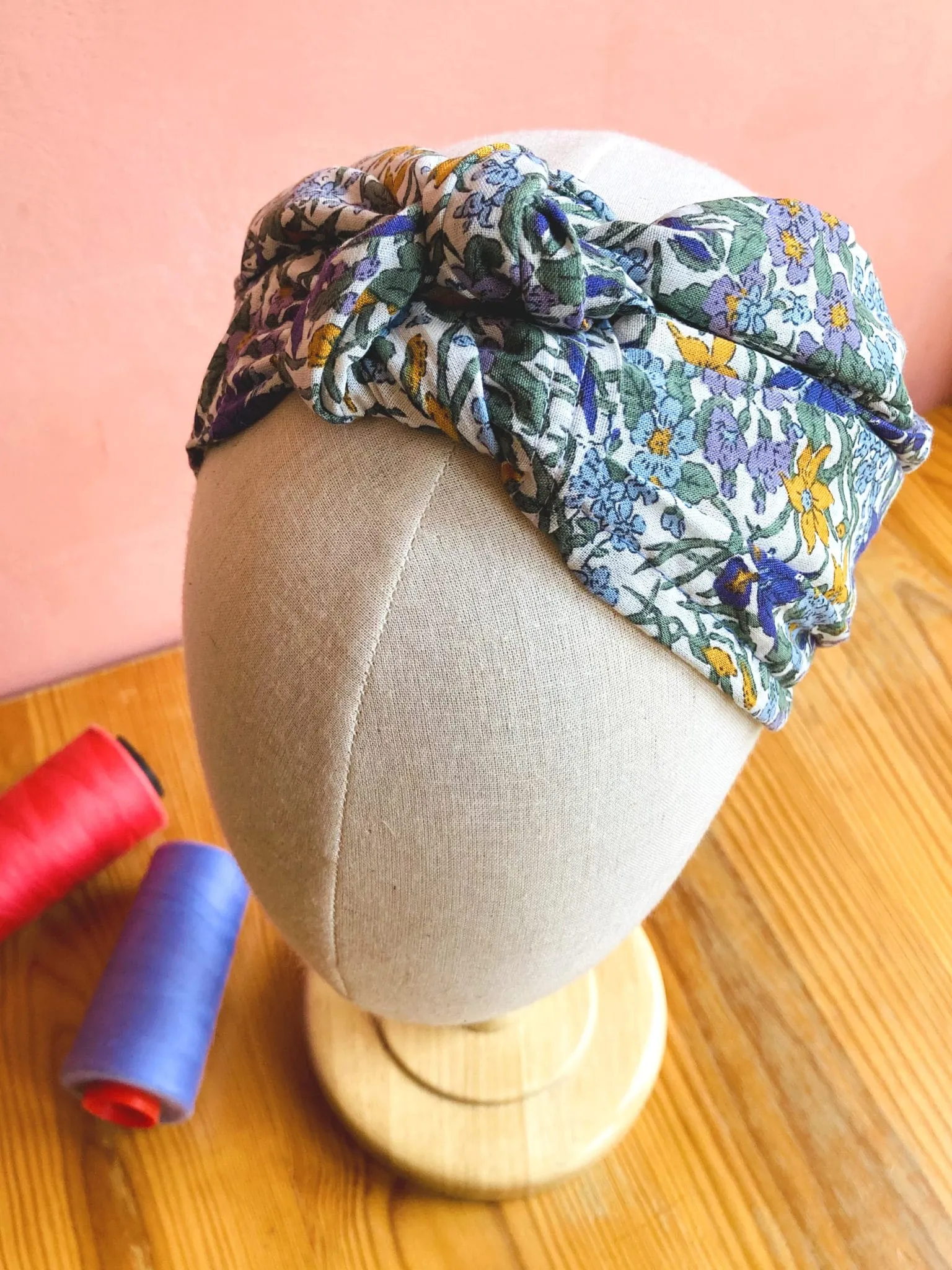 Turban pour chimiothérapie Liberty Chelsea fin et léger