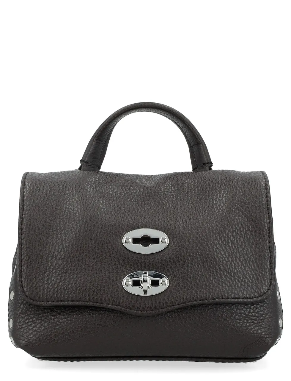 Zanellato Sac Postina Daily Baby en cuir grainé marron